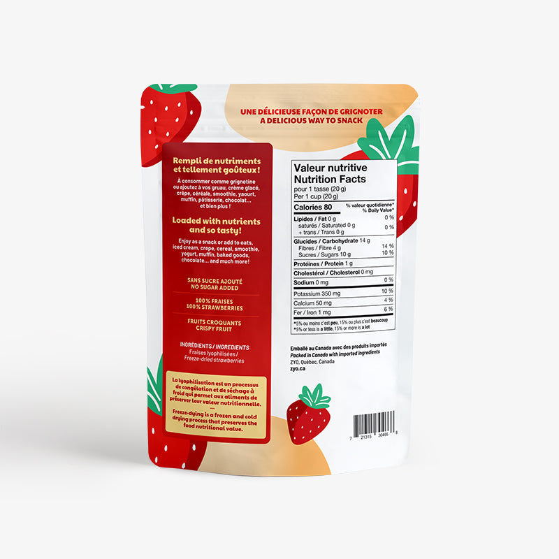 Freeze Dry Strawberry - Sliced – Zyo