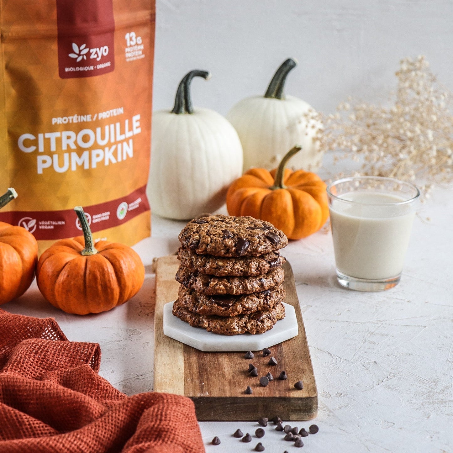 Oat, Almond & Pumpkin Protein Cookies (Easy Vegan High-Protein Recipe)